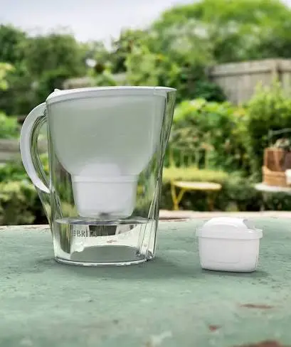 BRITA Marella Transparent & White Dishwasher Safe filter water jug
